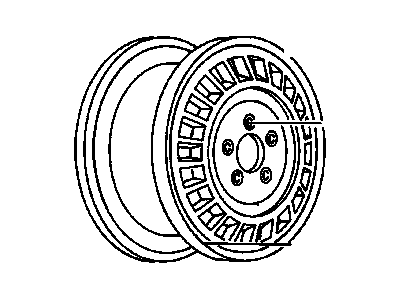 1991 Buick Park Avenue Spare Wheel - 12338899