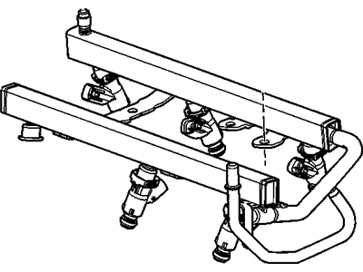 Saturn Fuel Rail - 12584908