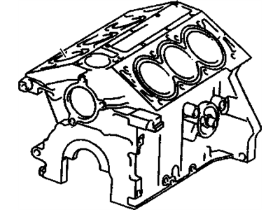 Cadillac 9192866 Short Block