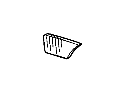 GM 12537997 Insert, Front Door Trim, Upper Driver Side