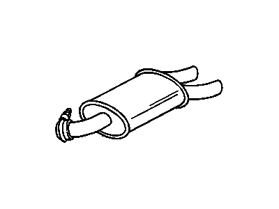 Chevy Corvette Exhaust Pipe - 14105111