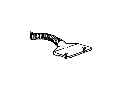 Cadillac Cimarron Air Intake Coupling - 14072209
