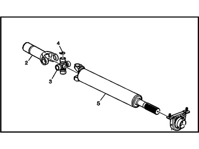 Chevy 25857886 Drive Shaft