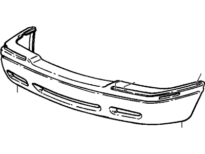 Cadillac 25682385 Bumper Cover