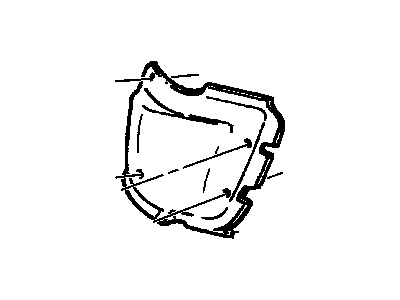Cadillac 25684371 Cover Extension