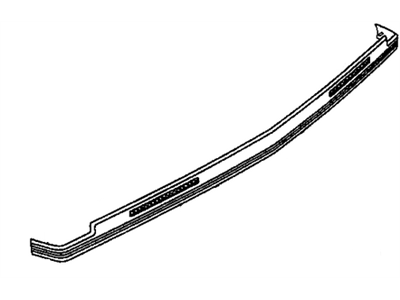 Cadillac 12455126 Rub Strip