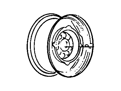 1986 Chevy Celebrity Spare Wheel - 9591537
