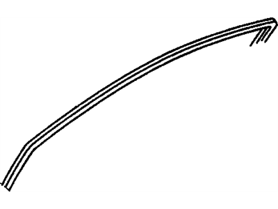 Chevy Prizm Weather Strip - 94857701