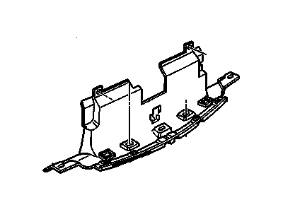 Oldsmobile 10429511 Lower Baffle