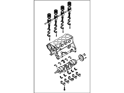 Chevy 93740512 Short Block