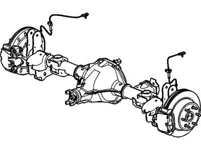 Chevy 25928306 Axle Assembly