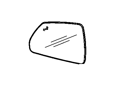 GM 25828090 Mirror, Inside/Outside Rear View