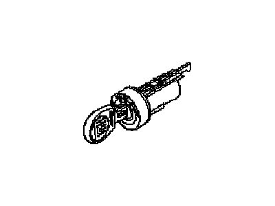 Pontiac Ignition Lock Assembly - 93745248
