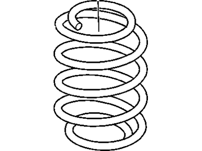 Cadillac 25693383 SPRING,FRONT(MAX LOAD 6345N/1426 POUNDS)