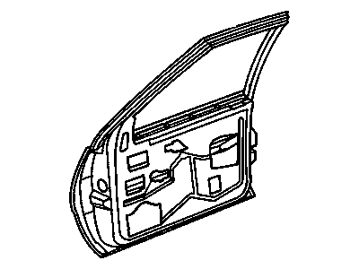 GM 12503299 Door Shell, Front Driver Side