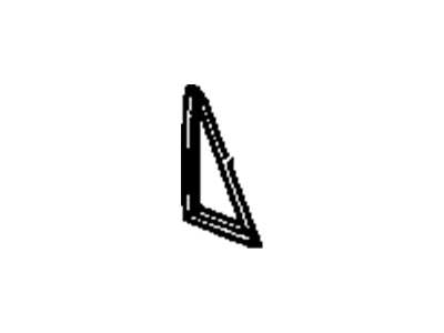 Oldsmobile 12493702 Vent Glass