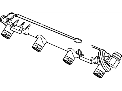 Saturn Fuel Rail - 12586713