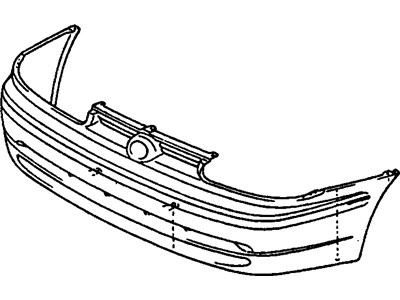 Chevy Prizm Bumper - 94857148