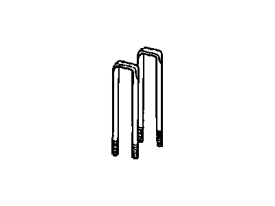 GM 15712319 Bolt U, Rear Spring U Bolt