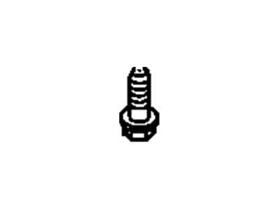 Oldsmobile 11513894 BOLT,HEXAGON W/FLAT WASHER,TAP,M8X1.25X20,14.2THD,24 O.D.,TRIM POINT,6202M,PHOSPHATE ORGANIC(FUEL TANK PROTECTOR)