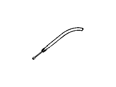 1992 Chevy S10 Blazer Parking Brake Cable - 15654077