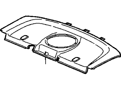 Oldsmobile 10302180 Package Tray Trim