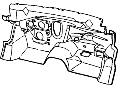 Oldsmobile 10303959 Dash Panel Insulator