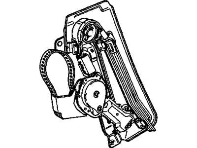 Pontiac J2000 Sunbird Window Regulator - 16600990