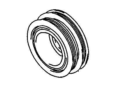 Chevy C20 Crankshaft Pulley - 14025185