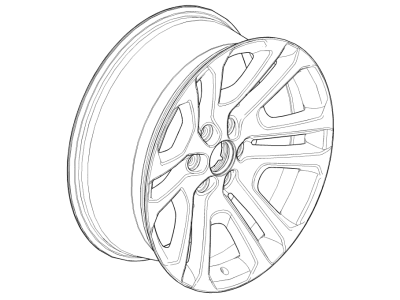 GM 84346101 Wheel, Alloy