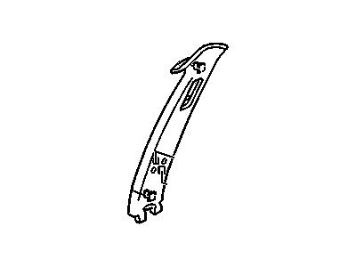 Pontiac 10341818 Center Pillar Trim