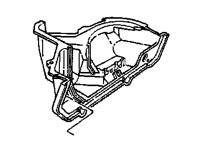 Pontiac 3057836 Evaporator Case