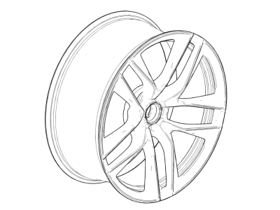 GM 23333848 Wheel, Rear
