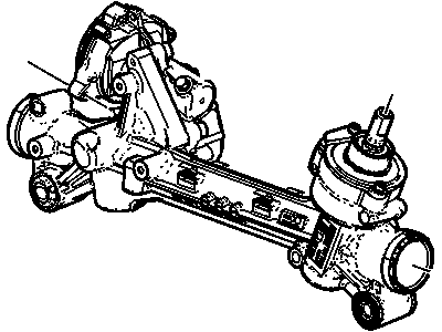 Chevy 19417567 GEAR,ELECTRIC DUAL PINION RACK & PINION STEERING(CODE AXJ)(INCLUDES 2-9,11-14)(REMANUFACTURED-NOT FOR SALE WHERE IMPORTS ARE RESTRICTED)