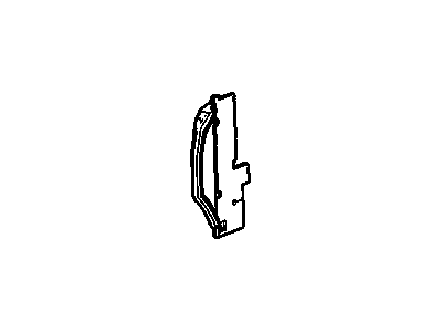 Chevy 23276684 INSULATOR,BODY HINGE PILLAR SOUND