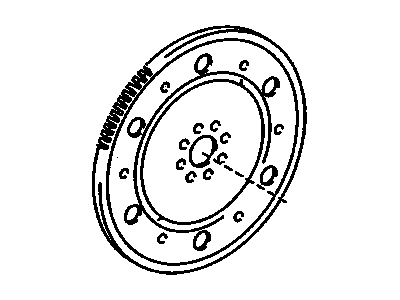 Pontiac Vibe Flywheel - 88975895