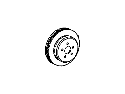 1986 Chevy Corvette Brake Disc - 19174919