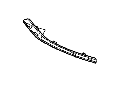 Cadillac 25698157 Rub Strip