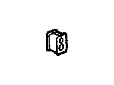 GM 92267739 Clip, Hydraulic Brake Pipe