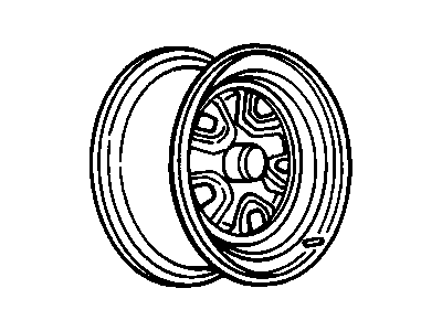 1986 Chevy Celebrity Spare Wheel - 10083531