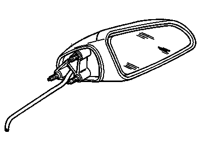Oldsmobile 98 Side View Mirrors - 20655787