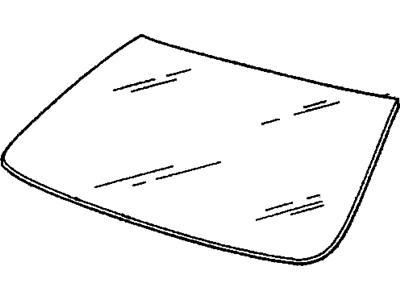Chevy 10284359 Glass