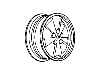 1992 Oldsmobile Cutlass Supreme Spare Wheel - 12516116