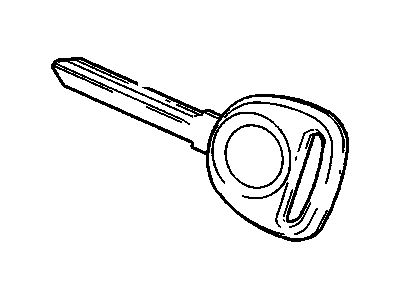 GM 23277038 Key, Ignition And Locks