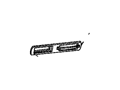GM 17994555 Handle Bezel, Driver Side