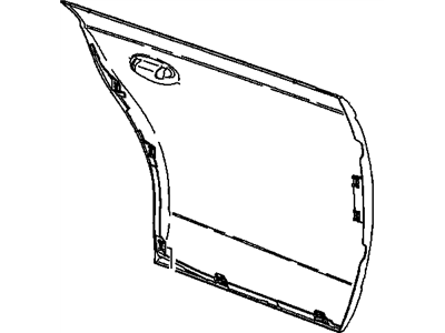 GM 21112405 Exterior Panel, Outer Driver Side
