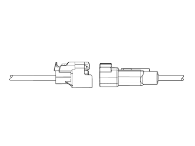 Chevy 19369184 CONNECTOR,TRANSFER CASE ENCODER MOTOR(PART OF 16)(BLACK)(8-WAY FEMALE)(W/LEADS)(2.530)