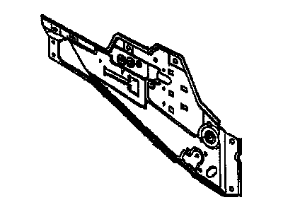 GM 16630995 Window Regulator, Driver Side