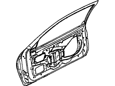 Oldsmobile 88890397 Door Shell