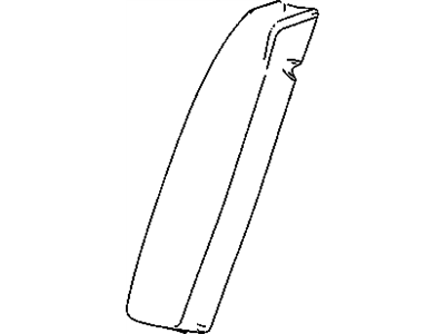Buick 26206000 COVER,REAR SEAT BACK SIDE(PART OF 1)(BLACK)